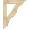 Ekena Millwork Funston Traditional Rough Sawn Bracket w/ Offset Brace, Douglas Fir, 6"W x 28"D x 36"H BKT0604X28X36FST01RDF - alternate 3